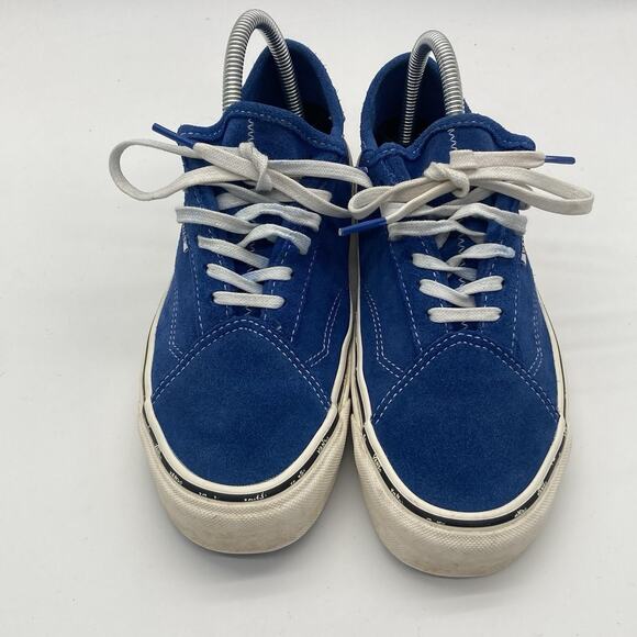 Mens Size 6.5 Vtg Vans Old Skool Style 36 Ultracush Blue Suede Sneaker Shoes Y2K - Picture 3 of 9